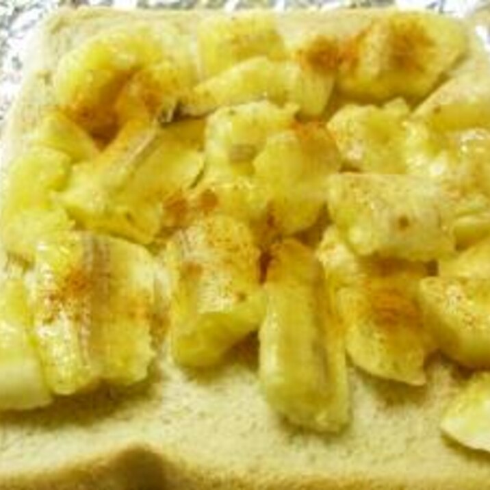 食パンでデザート♪ハチミツバナナパン